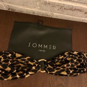 Strapless Swim Too - Leopard Print